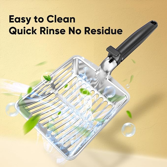 Metal Cat Litter Scoop, Large Cat Scooper - Image 5