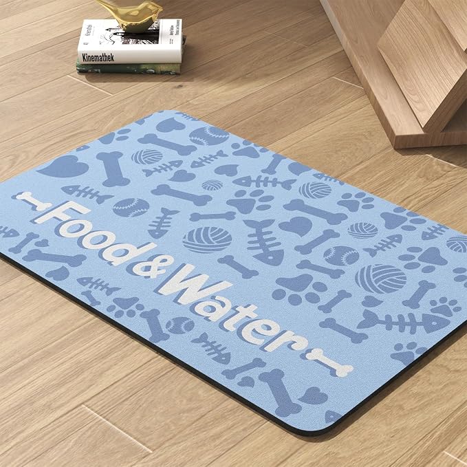 Pet Feeding Mat-Absorbent Dog Mat by PADOOR