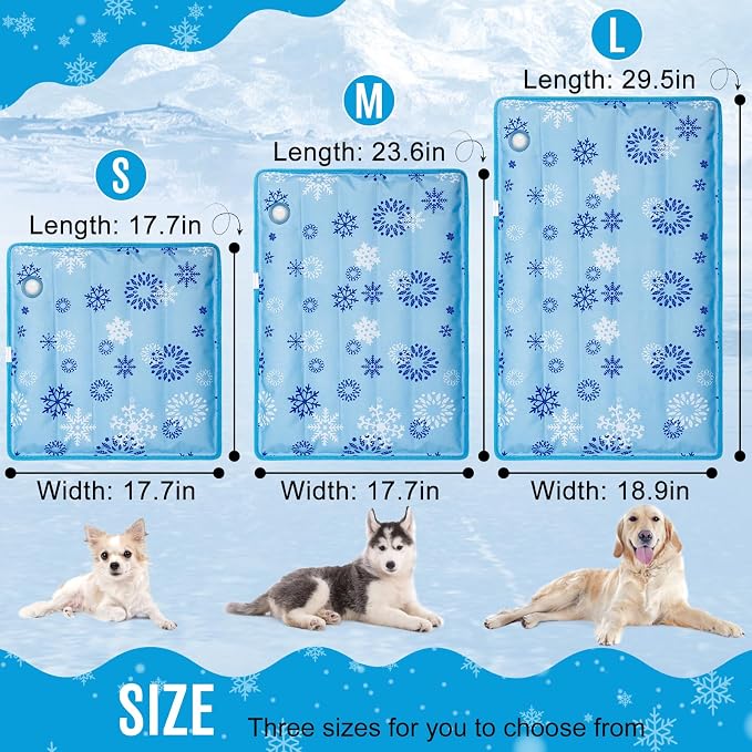 Upgrade Dog Cooling Mat Portable Water Injection Pet Cooling Pad Summer Self - Image 7