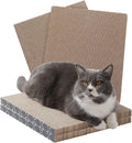 Hide & Scratch Cat Scratcher Pad – 4 Pack | Double-Sided Cardboard Refills by HideScratch