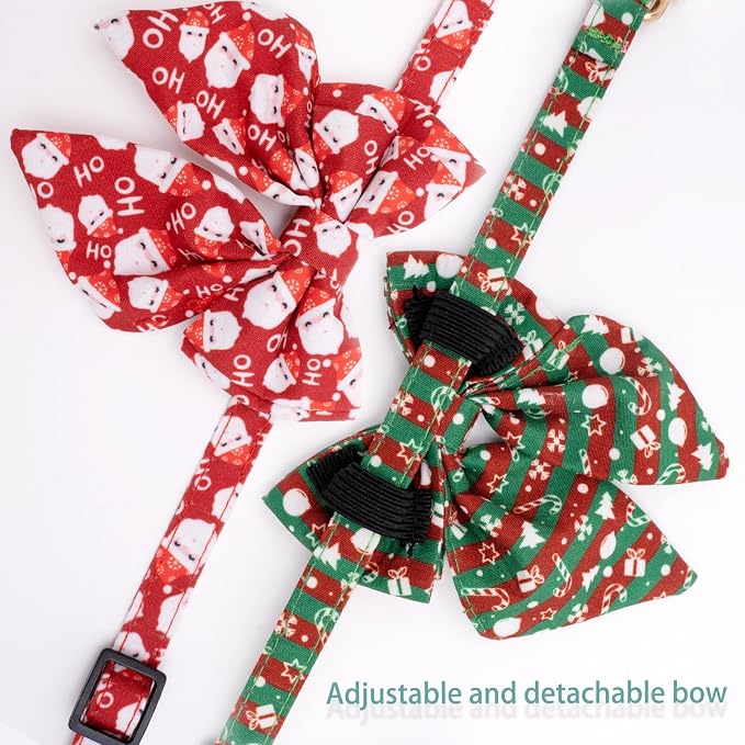Faygarsle 2 Pack Christmas Cat Collar Cute Holiday Cat Collar - Image 3