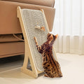 PETKARAY Cat Scratcher, Sisal Scratching Ramp, L Shape Scratch Pad by PETKARAY