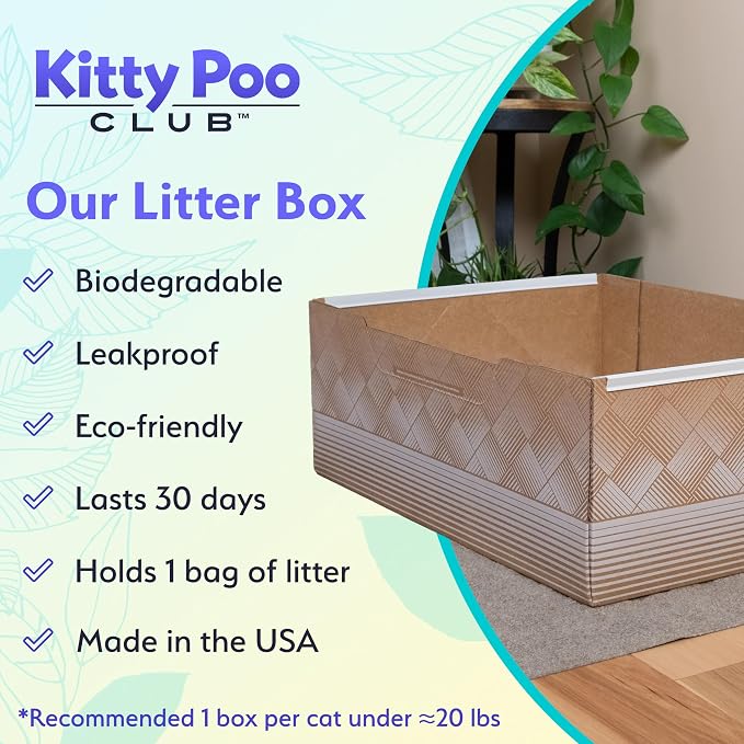 Leakproof Disposable 2-Pack Cat Litter Box Only - Image 7