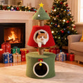 COSIEST 40in Tall Christmas Cat Tree Tower by COSIEST