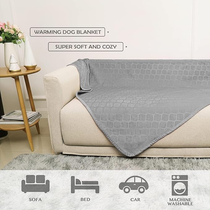 fuguitex Waterproof Dog Blanket Bed Cover Dog Crystal Velvet Moroccan Fuzzy - Image 6