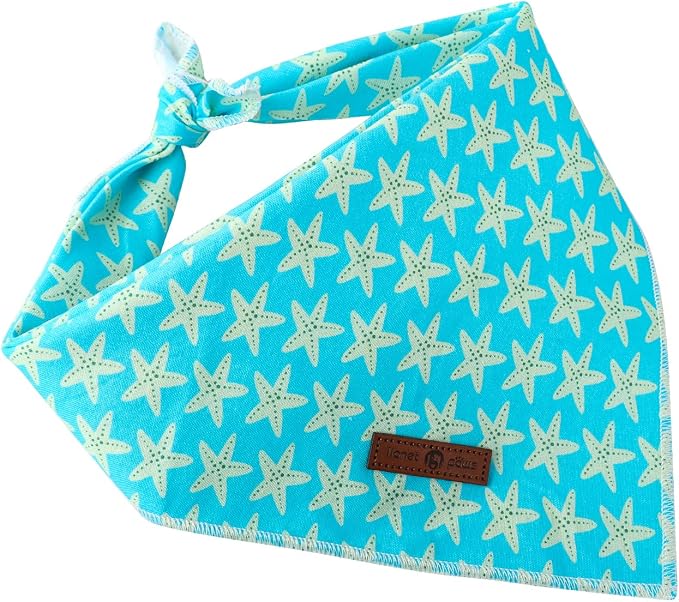 lionet paws Summer Dog Bandana Starfish - Image 4