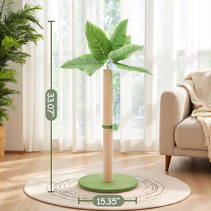Cat Scratching Post 33 Inch, Cat Tree - Image 3