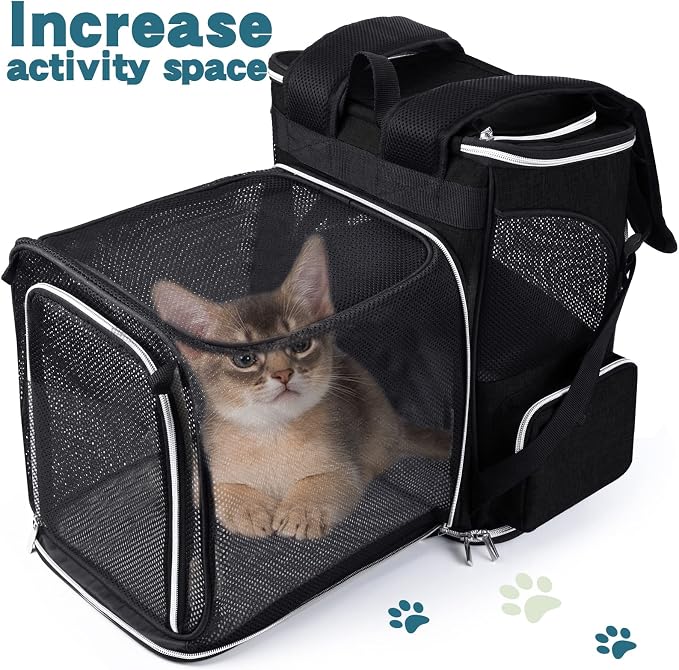 BAGLHER Expandable Pet Carrier Backpack，Pet Backpack - Image 3
