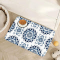 Mandala Flower Dog Food Mat for Floors, Cat Dog Bowl Mats for Food and Water by Unknown