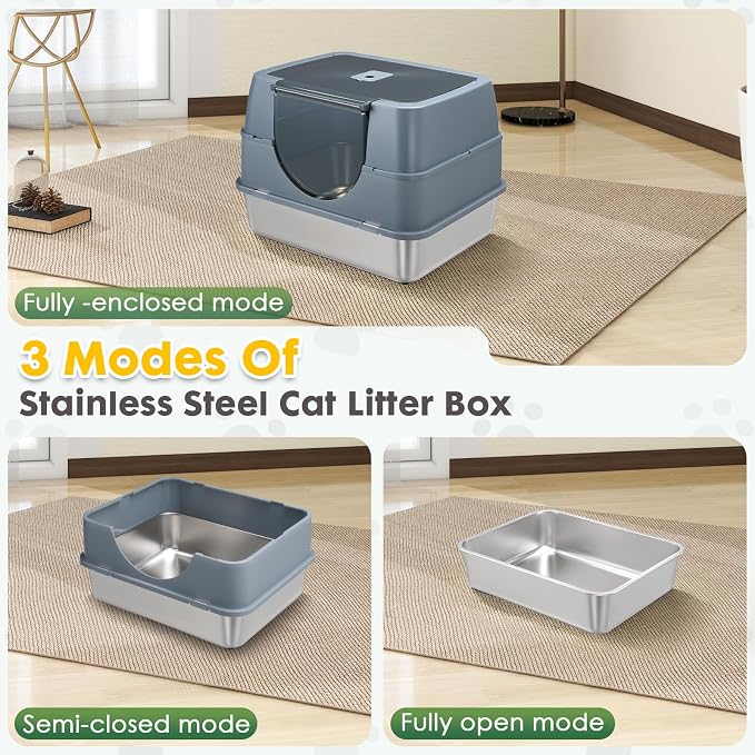 Stainless Steel Litter Box - Image 3