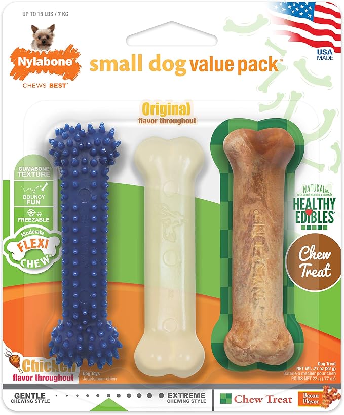 Nylabone Original Bone Flexi Chew Toy - Image 9