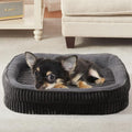 Orthopedic Dog Bed for Puppy, Extra Small Dogs Breeds, Oval Cat Bed, High by DEBANGHOME