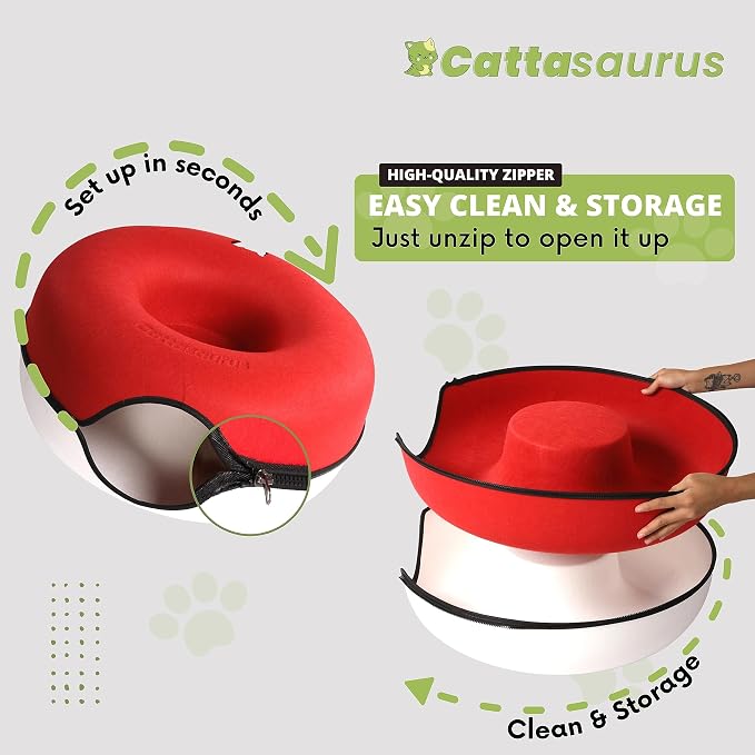 Cattasaurus Peekaboo Cat Cave Donut - Image 6