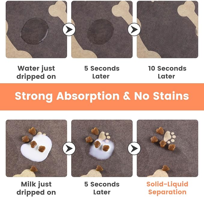 Pet Feeding Mat-Absorbent Pet Placemat - Image 2