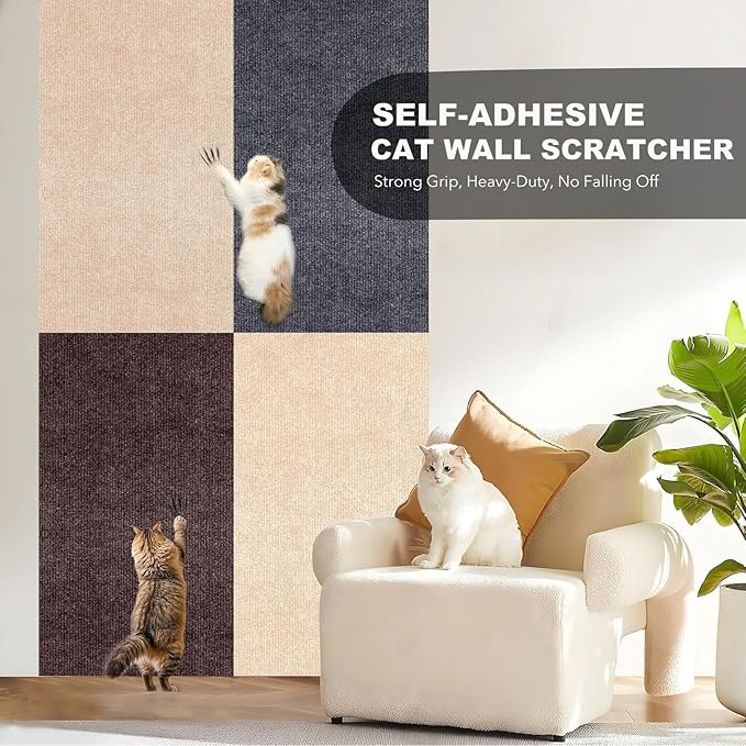 78.7"X15.8" Self-Adhesive Cat Scratching Mat - Image 4