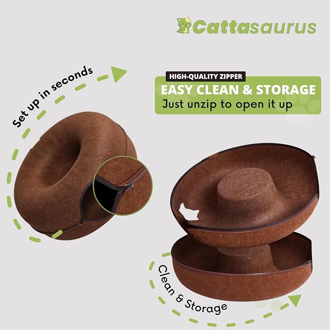 Cattasaurus Peekaboo Cat Cave Donut - Image 5
