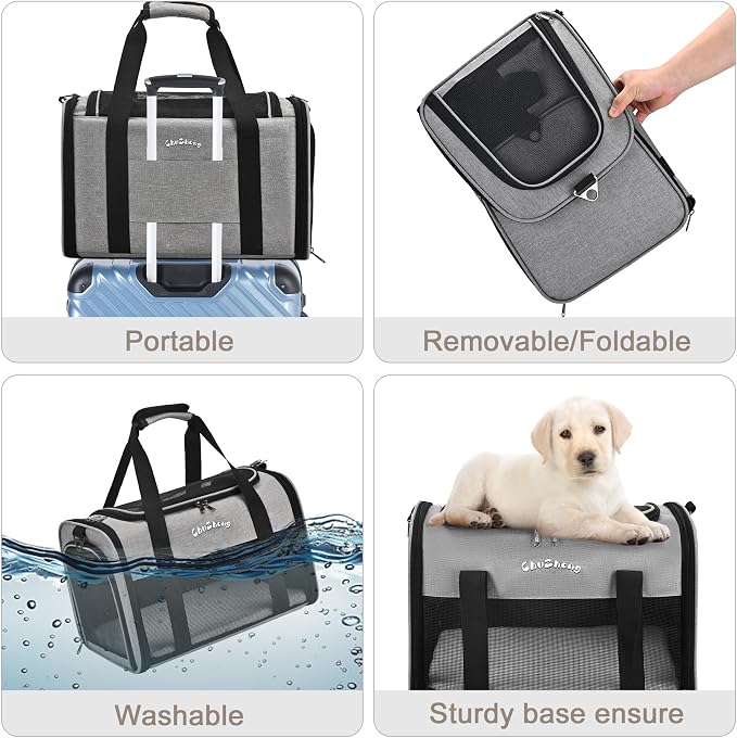 Airline Approved Pet Carrier for Cats & Small Dogs - Image 5