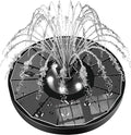 SZMP Solar Water Fountain Upgraded 100% Glass Panel, 3.5W Solar Powered by SZMP