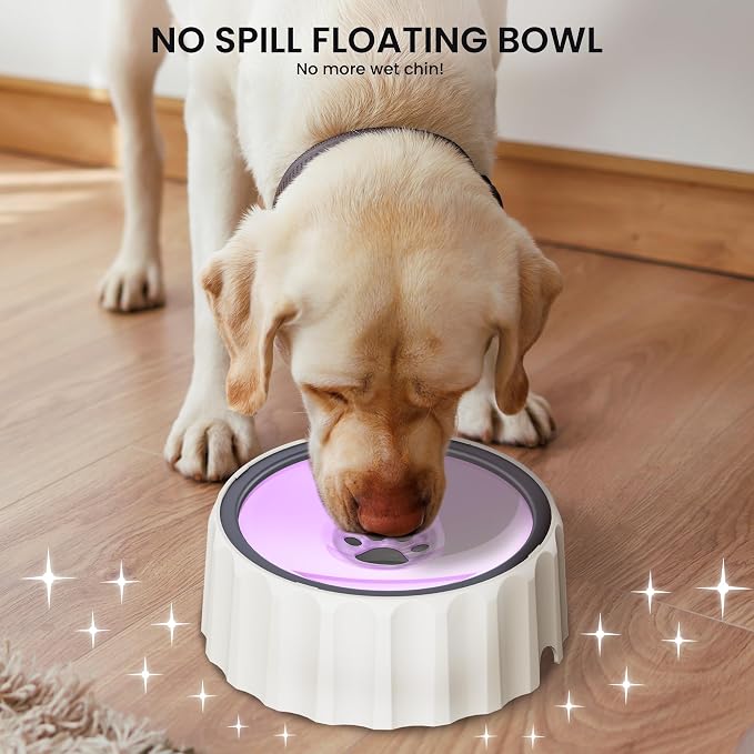Dog Small Animals Water Bowl No Spill 70oz/2L Large Capacity Dispenser Non Slip - Image 4