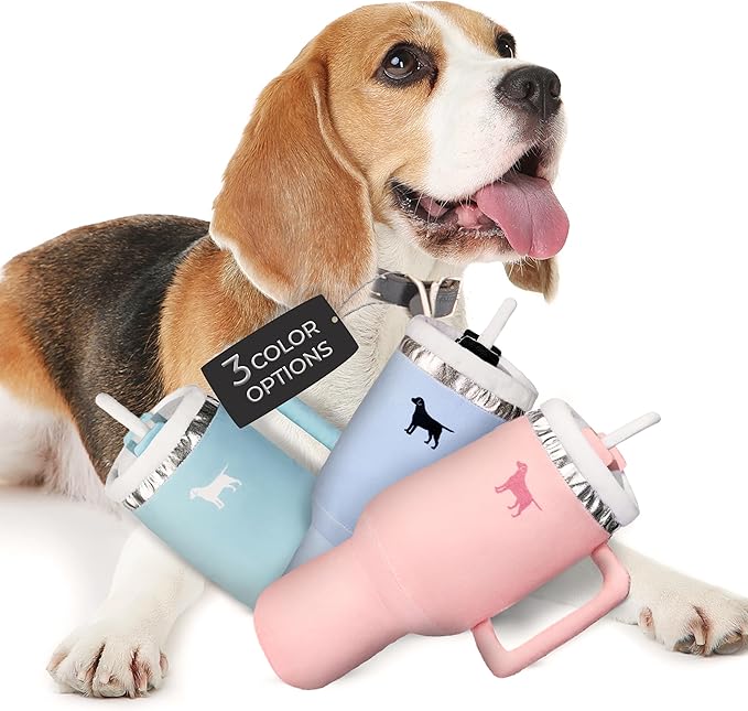 Pup Cup Tumbler Dog Toy – Cute Girl Dog Toy, Easter & Birthday Gift, - Image 7