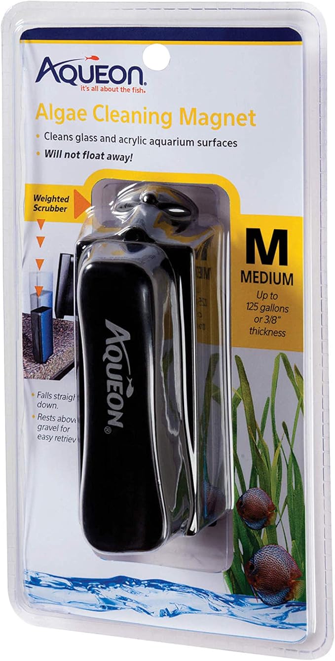 Aqueon Aquarium Algae Scraper, Fish Tank Cleaning Magnets by Aqueon