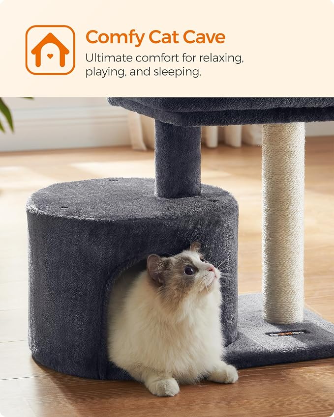 Feandrea Cat Tree, Small Cat Tower - Image 7