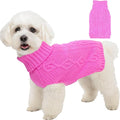 Dog Sweaters Small Dog Clothes Winter Turtleneck Puppy Sweater Warm Pet Cat by Puppishy