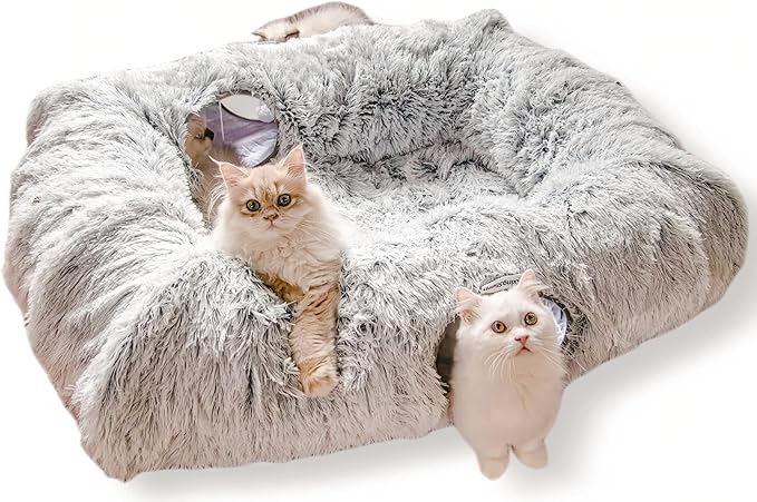 XxingSheep 4 Cave Shuttled XL Cat Tunnel Bed by XxingSheep