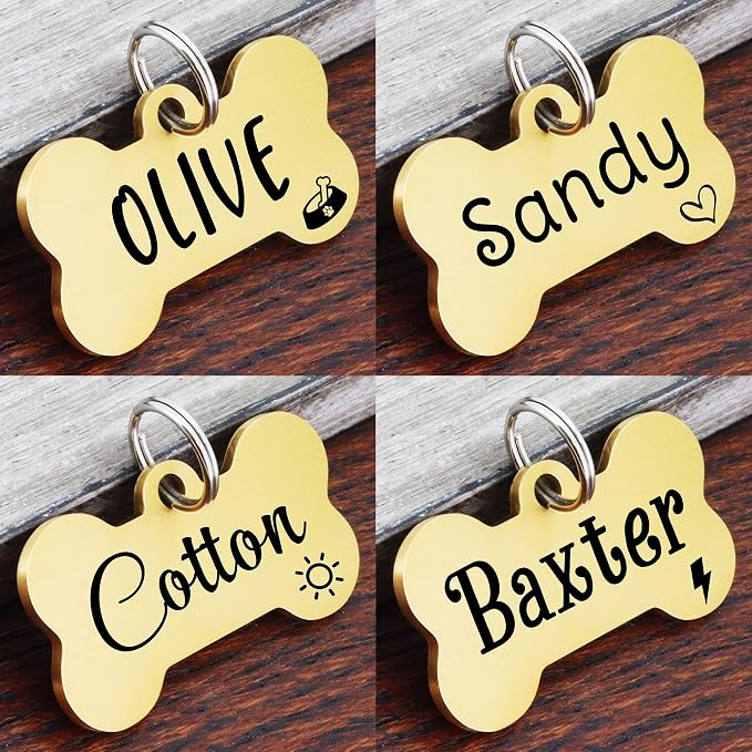 Ultra Joys Custom Personalized Dog ID Tag - Image 3