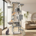 84.6" Multi-Level Tall Cat Tree Tower by KWOJU