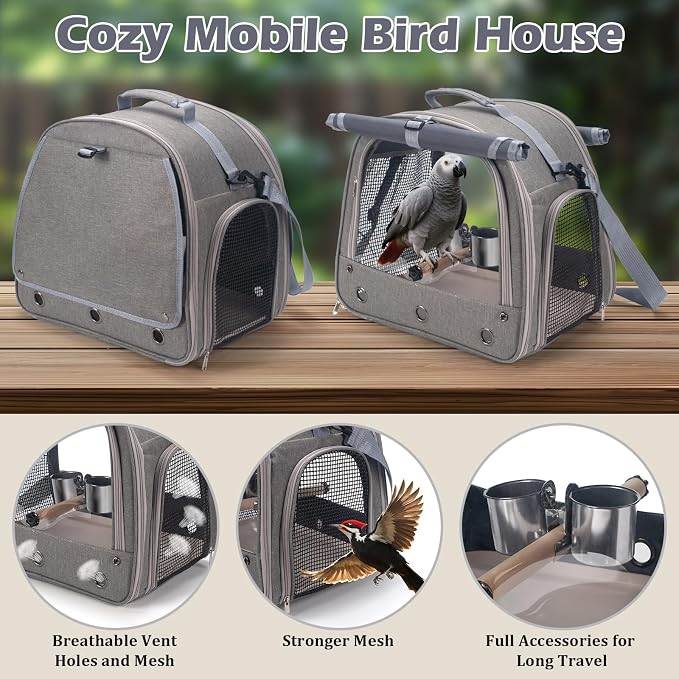 Bird Carrier Parrot Travel Cage - Image 5