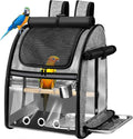 SUERTREE Bird Carrier Bag with Indestructible Stainless Steel Mesh, Bird Travel by Suertree