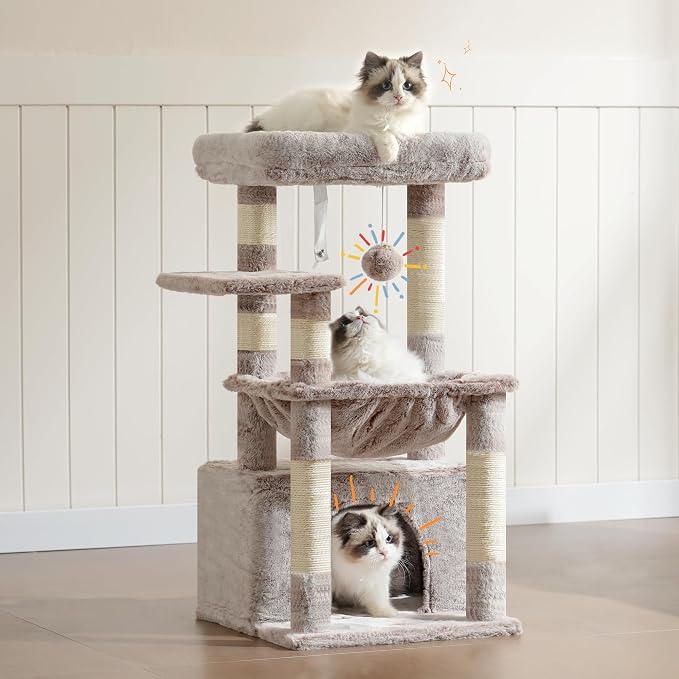 Heybly Cat Tree, Kitten Tower - Image 8
