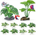 10 PCS Aquarium Decorations Silk Aquarium Plants Betta Fish Tank Decor by UreverFins
