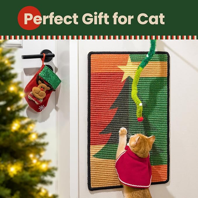 Cat Scratcher Mat, Sisal Cat Scratch Pad, Horizontal Floor Cat Scratching Pads - Image 9
