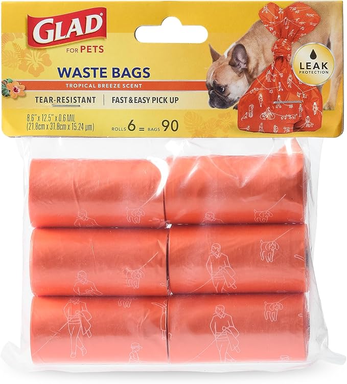 Glad for Pets Heavy Duty Dog Poop Bags, Leak Resistant Dog Waste Bags - Image 3