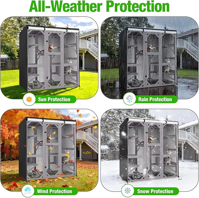 Kingling Outdoor Cat House Cover - Image 6