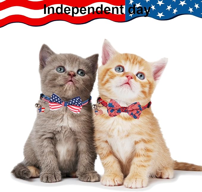 ADOGGYGO American Flag Cat Collars - Image 3