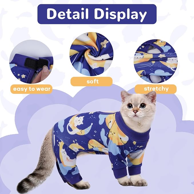 PUMYPOREITY Cat Hair Sticky Shirt – Breathable & Lightweight, Prevents Licking - Image 2