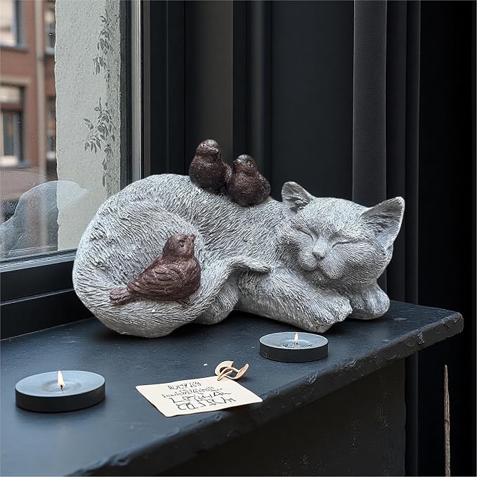 Cat Statue Outdoor Garden Decor - Image 7