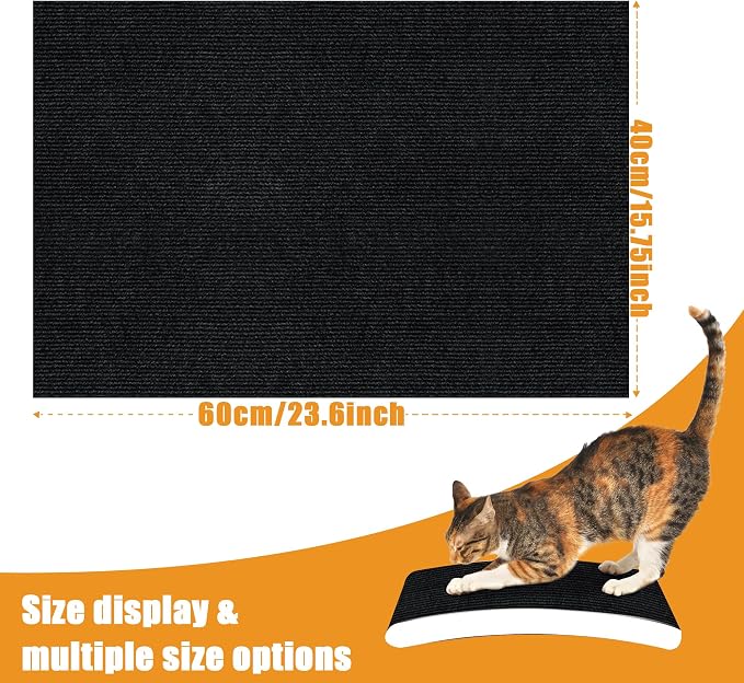 Cat Scratching mat Self-Adhesive, Trimmable Furniture Protector - Image 2