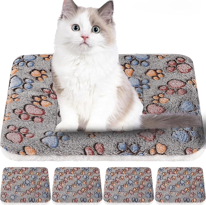 Tuanse 4 Pack Ultra Soft Dog Cat Bed Mat Small Animal Guinea Pig Bed by Tuanse