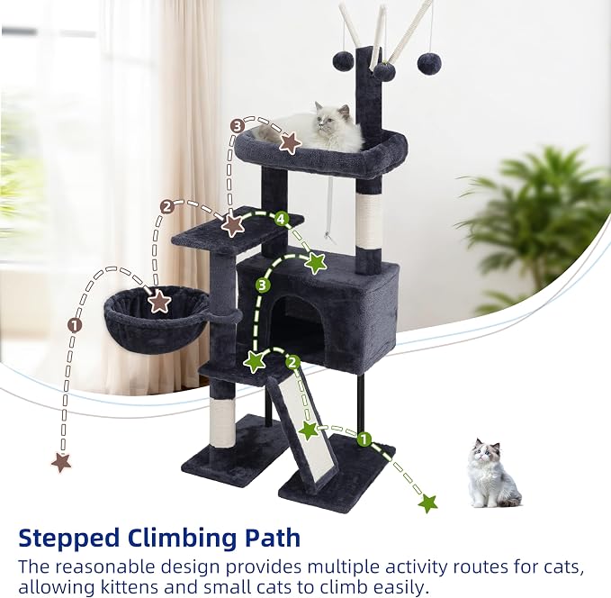Cat Tree for Indoor Cats, Cat Tower - Image 6