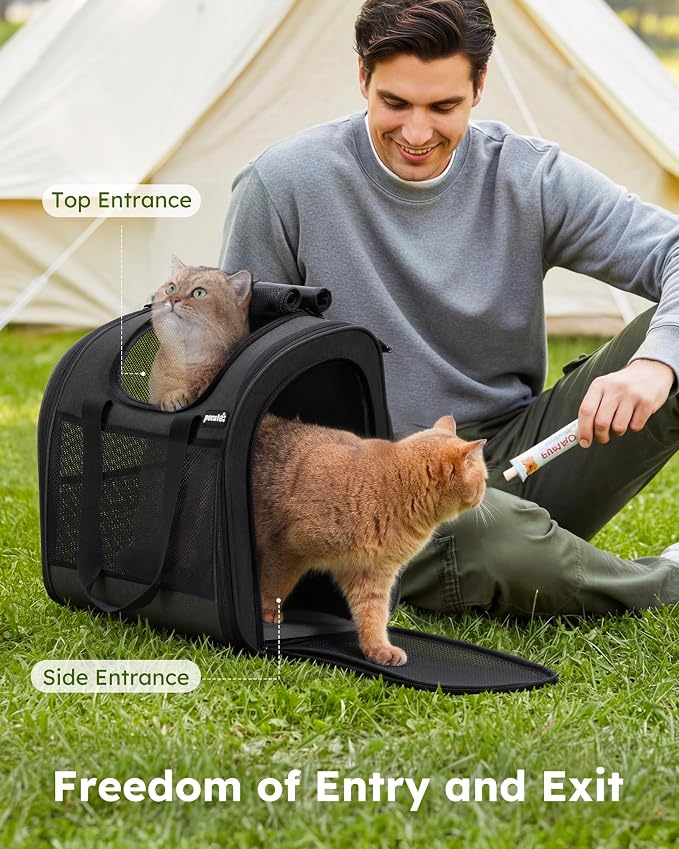 Pecute Cat Backpack with Widened Interior Space, Upgraded Dog Backpack Carrier - Image 8