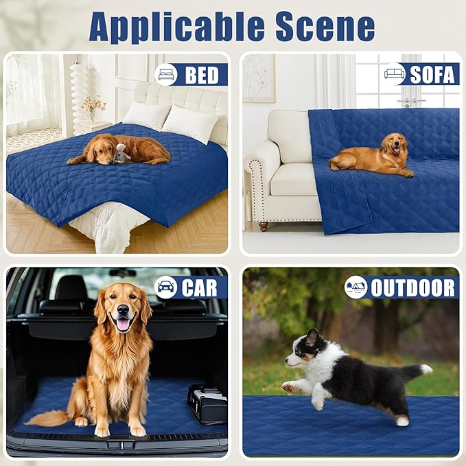 Smiry Waterproof Dog Bed Cover Blanket 40x50, Soft Reversible Pet Blanket - Image 5