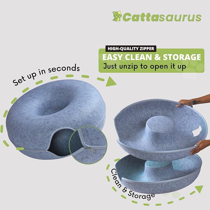 Cattasaurus Peekaboo Cat Cave Donut - Image 5