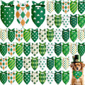 Weewooday 50 Pcs St Patricks Day Bandanas Bulk by Weewooday