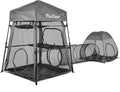 Catio Outdoor Cat Enclosure, 3-in-1 Extra Large Portable Cat Playpen by PETEASE
