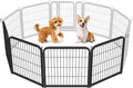 Yaheetech Dog Playpen, 24 inch 4 Panels Dog Pen by Yaheetech