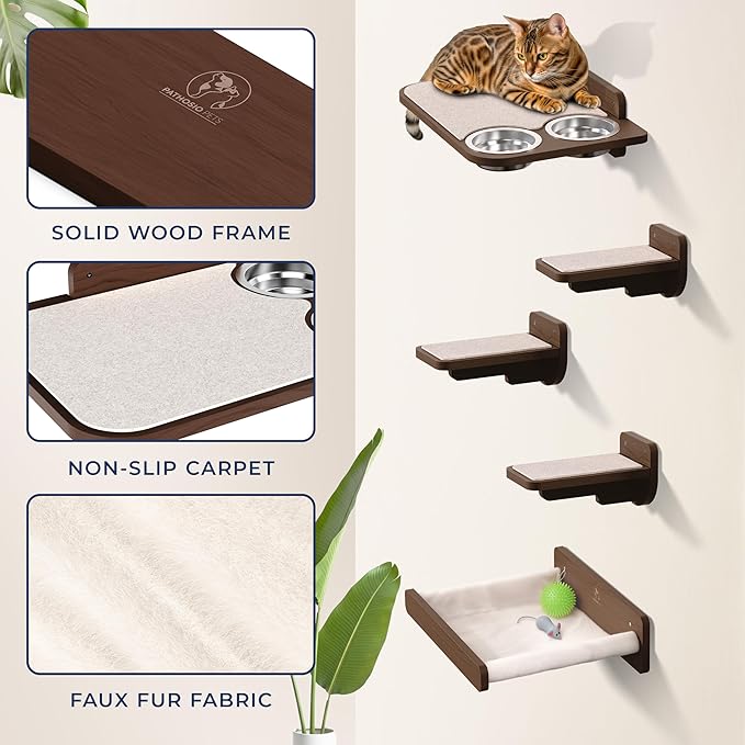 Space-Saving Cat Wall Shelves – Interactive Cat Wall Climber - Image 4